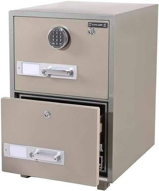 Bumil DSF680-2E Filing Safe | 2-Drawer Fireproof File Safe for Offices & Business Use in Egypt