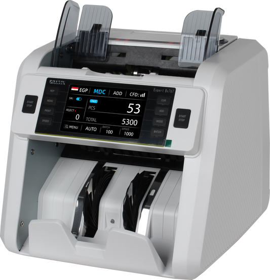 BX-767 Expert Money Counting & Counterfeit Detection Machine | Professional Cash Counter with Serial Number Reading & 20-Currency Support in Egypt