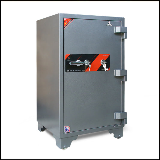 Vaultix VX107K Fireproof Key Lock Safe | Heavy-Duty Armored Safe for Banks & Warehouses in Egypt