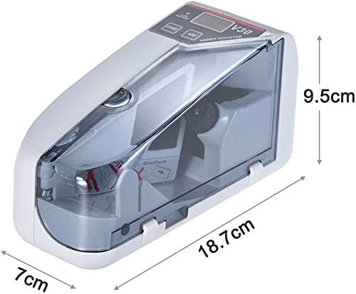 LG-30 (V30) Portable Money Counting Machine | Battery-Powered Bill Counter for Mobile Cash Handling