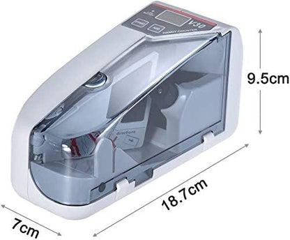 LG-30 (V30) Portable Money Counting Machine | Battery-Powered Bill Counter for Mobile Cash Handling