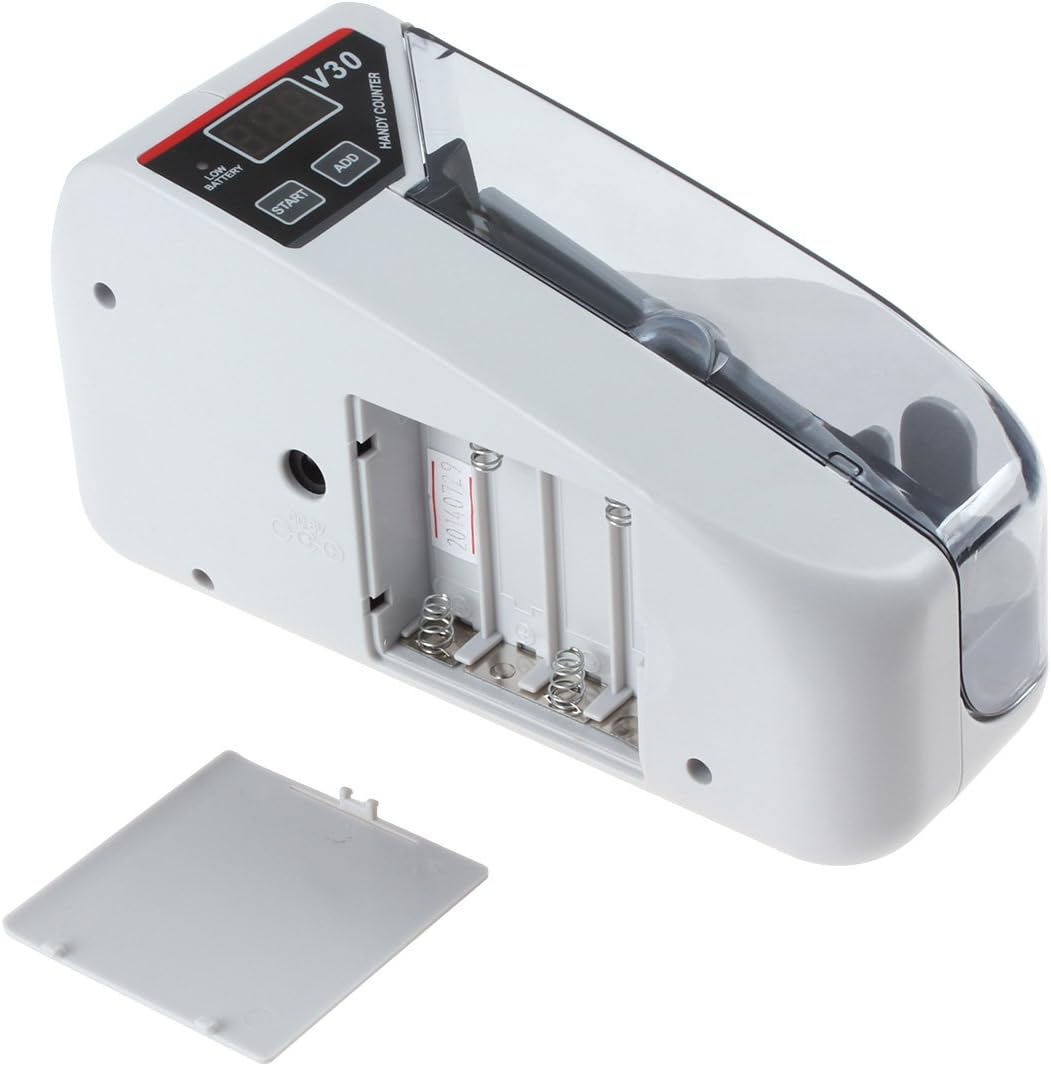 LG-30 (V30) Portable Money Counting Machine | Battery-Powered Bill Counter for Mobile Cash Handling