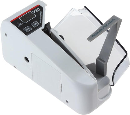 LG-30 (V30) Portable Money Counting Machine | Battery-Powered Bill Counter for Mobile Cash Handling