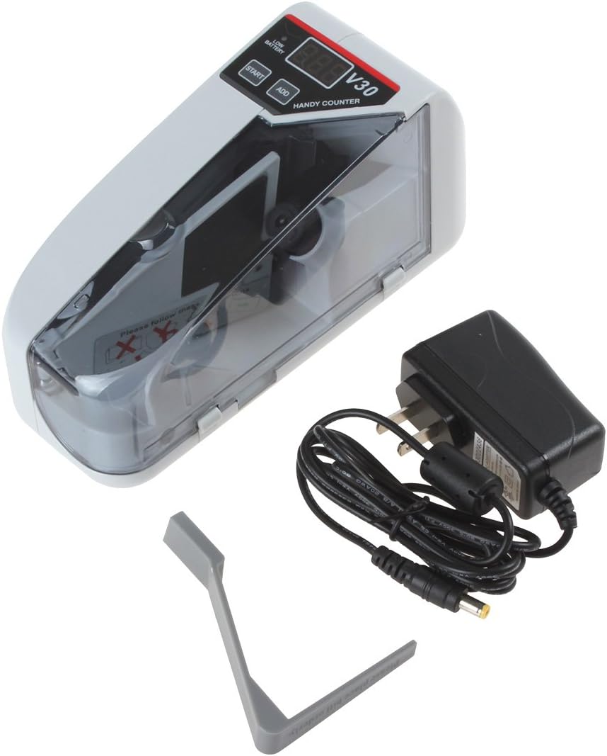 LG-30 (V30) Portable Money Counting Machine | Battery-Powered Bill Counter for Mobile Cash Handling
