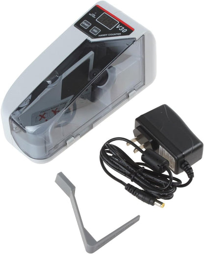 LG-30 (V30) Portable Money Counting Machine | Battery-Powered Bill Counter for Mobile Cash Handling