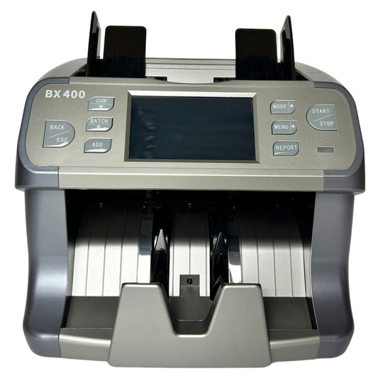 BX-400 Mixed Denomination Money Counting Machine | Cash Counter with Counterfeit Detection