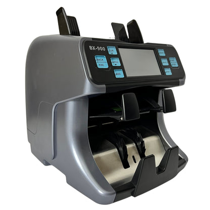 ماكينة عد فلوس وكشف تزوير BX-900 | عد نقد احترافي مزدوج سريع بدقة عالية في مصر