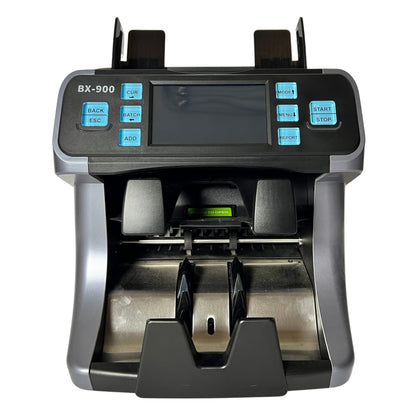 ماكينة عد فلوس وكشف تزوير BX-900 | عد نقد احترافي مزدوج سريع بدقة عالية في مصر