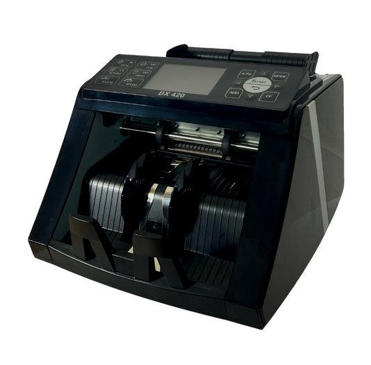 BX-420 Money Counting, Sorting & Counterfeit Detection Machine | High-Accuracy Cash Counter for Banks & Businesses