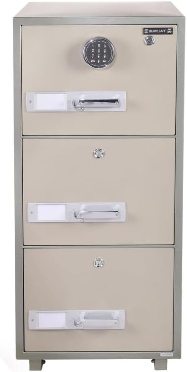 Bumil DSF680-3E Filing Safe | 3-Drawer Fireproof File Safe for Offices, Banks & Legal Use in Egypt