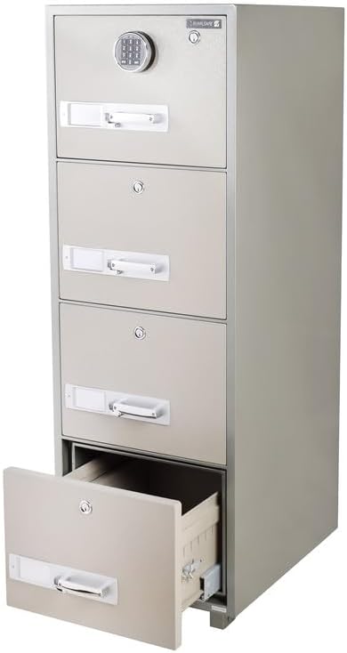 Bumil DSF680-4E Filing Safe | 4-Drawer Fireproof File Safe for Banks, Offices & Corporate Use in Egypt
