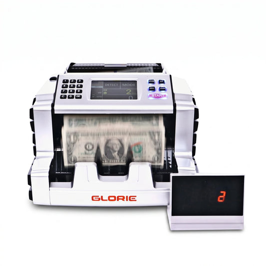 GLORIE GP-120 Money Counting Machine | 5 Currency Value Counter Egypt