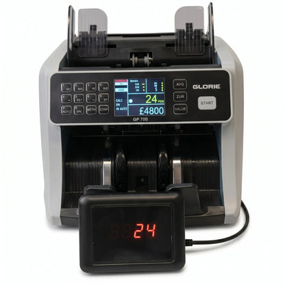 GLORIE GP-700 Money Counting Machine | 5 Currency Value Counter