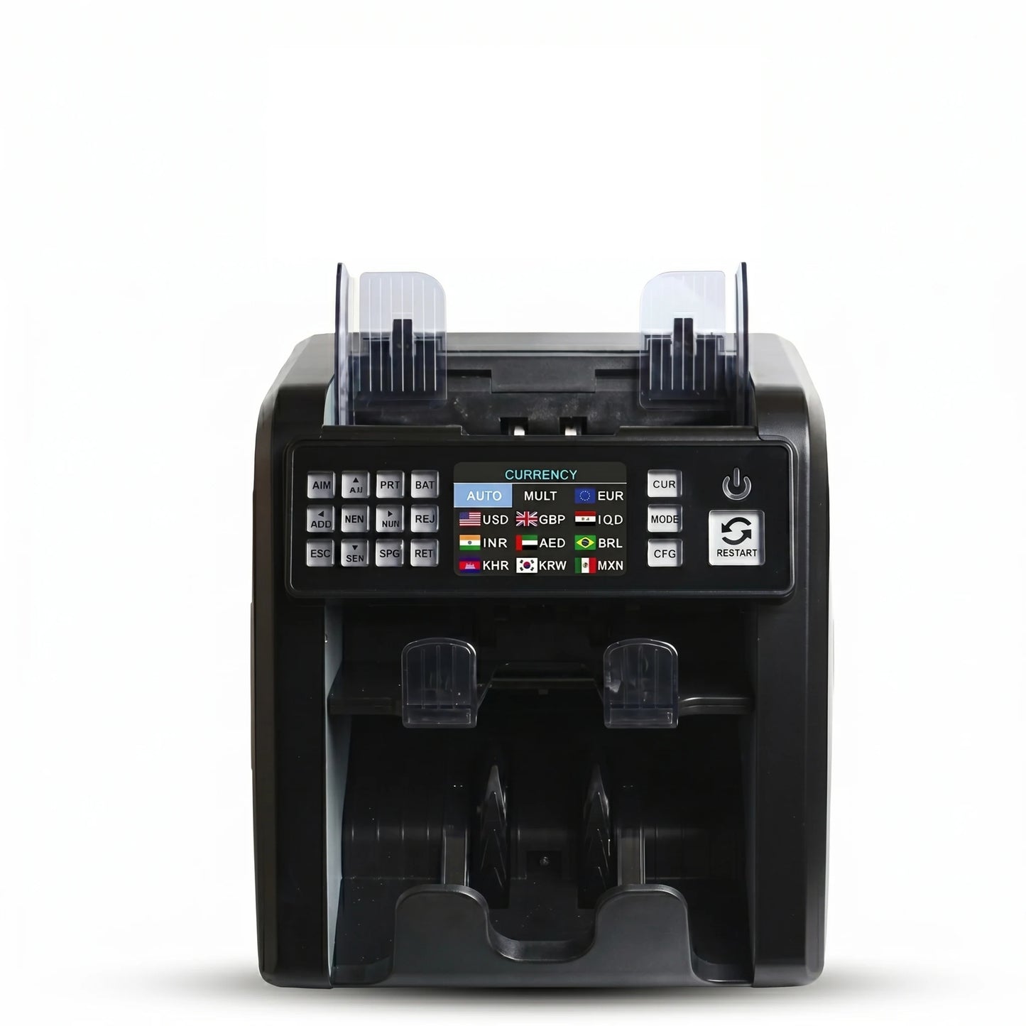 ماكينة عد وفرز النقود GLORIE GP-9100 | نظام 2 درج وقراءة السيريال نمبر