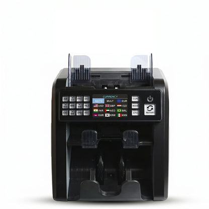 ماكينة عد وفرز النقود GLORIE GP-9100 | نظام 2 درج وقراءة السيريال نمبر