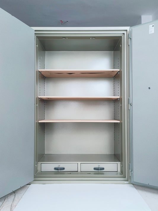 Bumil DS 182E 2-Drawer Fireproof Filing Safe | Secure Document & Archive Safe for Banks & Businesses in Egypt