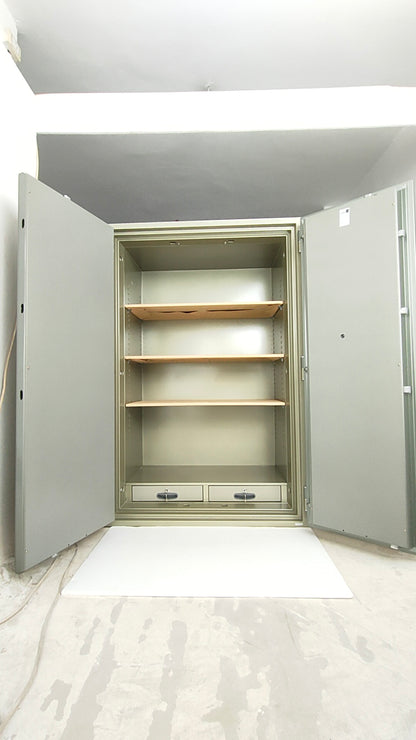 Bumil DS 182E 2-Drawer Fireproof Filing Safe | Secure Document & Archive Safe for Banks & Businesses in Egypt