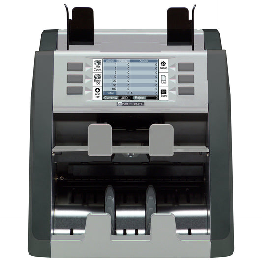 Plus P30 Money Counting Machine with Serial Number Reading | Bank-Grade Cash Counter