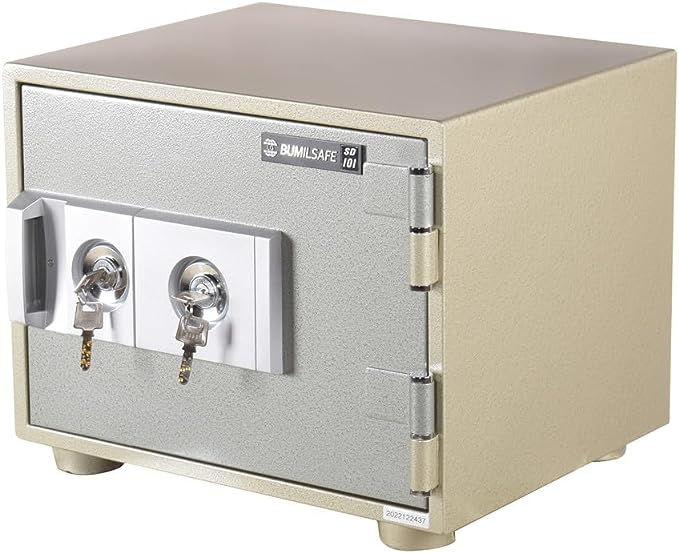 Bumil SD101K Key Lock Safe | Compact Fireproof Cash Safe for Home, Office & Personal Use in Egypt
