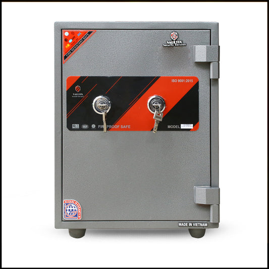 Vaultix VX56K Fireproof Key Lock Safe | Anti-Theft & Fire-Resistant Armored Safe in Egypt